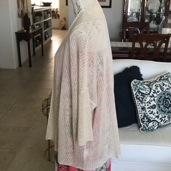 Lightweight open weave cardigan by Alfani NWOT - Picture 3 of 8